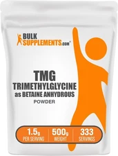 BulkSupplements.com TMG Powder - Trimethylglycine as 1.1 Pound (Pack of 1) 