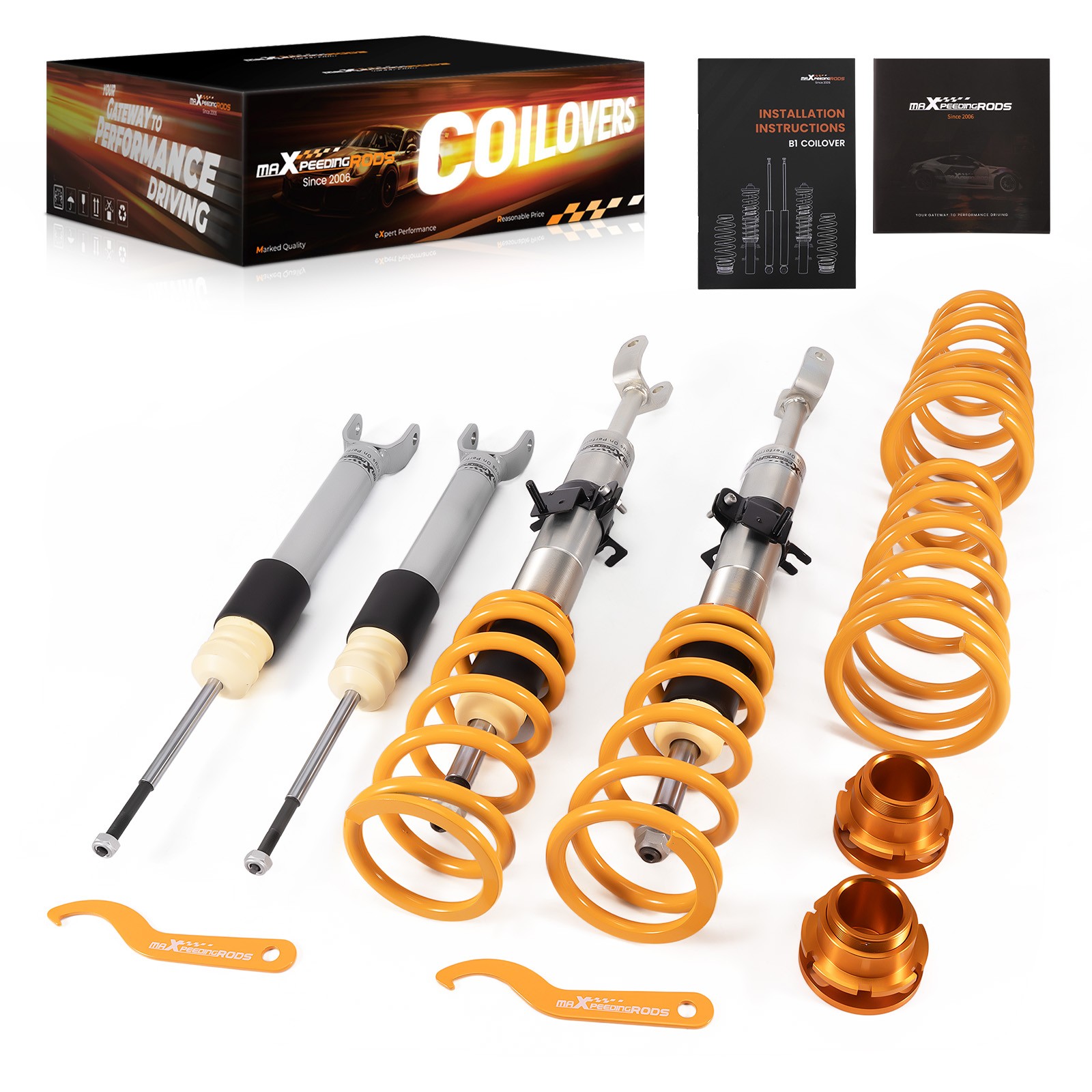 Coilovers Shock For Infiniti G35 Coupe Nissan 350Z Z33 Coupe Convertible 2002-09