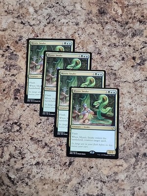 4x Mystic Snake  Modern Masters 2 2015 Edition Magic the Gathering MTG X4