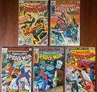 AMAZING SPIDER-MAN #168 #171 #181 #182 #189 Marvel Bronze Age Comic Lot