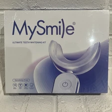 MySmile Deluxe 10 Min Teeth Whitening Kit With 28 LED Light, 4 X Whitening Gel