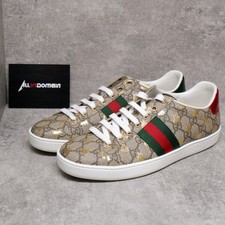 Gucci Ace Bee Print Canvas Casual Sneakers Wo...