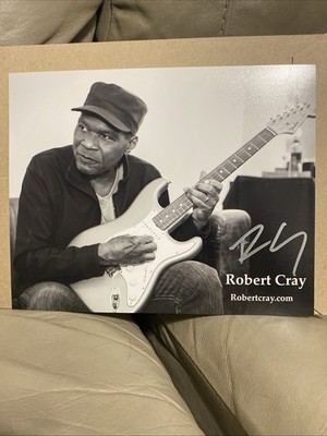 ROBERT CRAY HAND SIGNED 8x10 PHOTO AUTOGRAPHED BLUES GUITARIST SINGER LEGEND COA