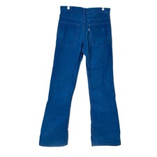 Vtg 70s Levi s 646 Corduroy Bell Bottom Flares White Tab Pants 30W X 31L