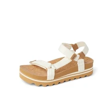CI9321 : REEF WOMEN'S CUSHION REM HI PLATFORM SANDALS - SIZE: WOMEN 8 WHITE