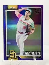 2026 Topps Purple Holofoil Parallel #9 Nick Pivetta San Diego Padres /250