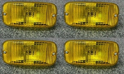 4 Hella Talmu Yellow Bumper DRL/Fog/Marker Lamps Mercedes Scania DAF MAN Trucks