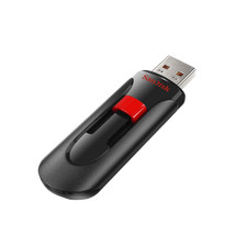 SanDisk 64GB Cruzer Glide USB 2.0 Flash Drive, Black - SDCZ60-064G-A46