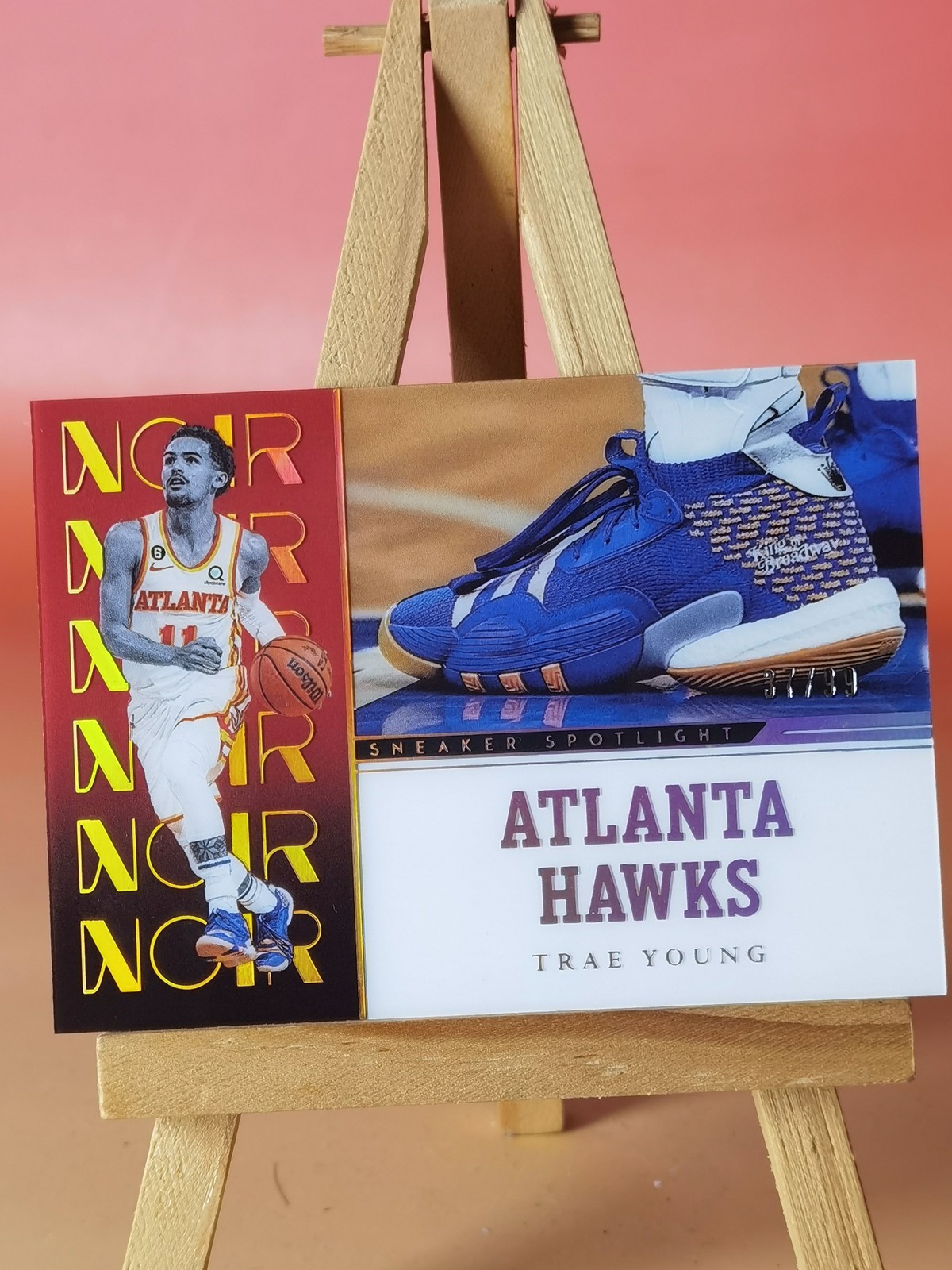 2022-23 Panini Noir Trae Young Sneaker Spotlight /99 #8 Atlanta  Hawks