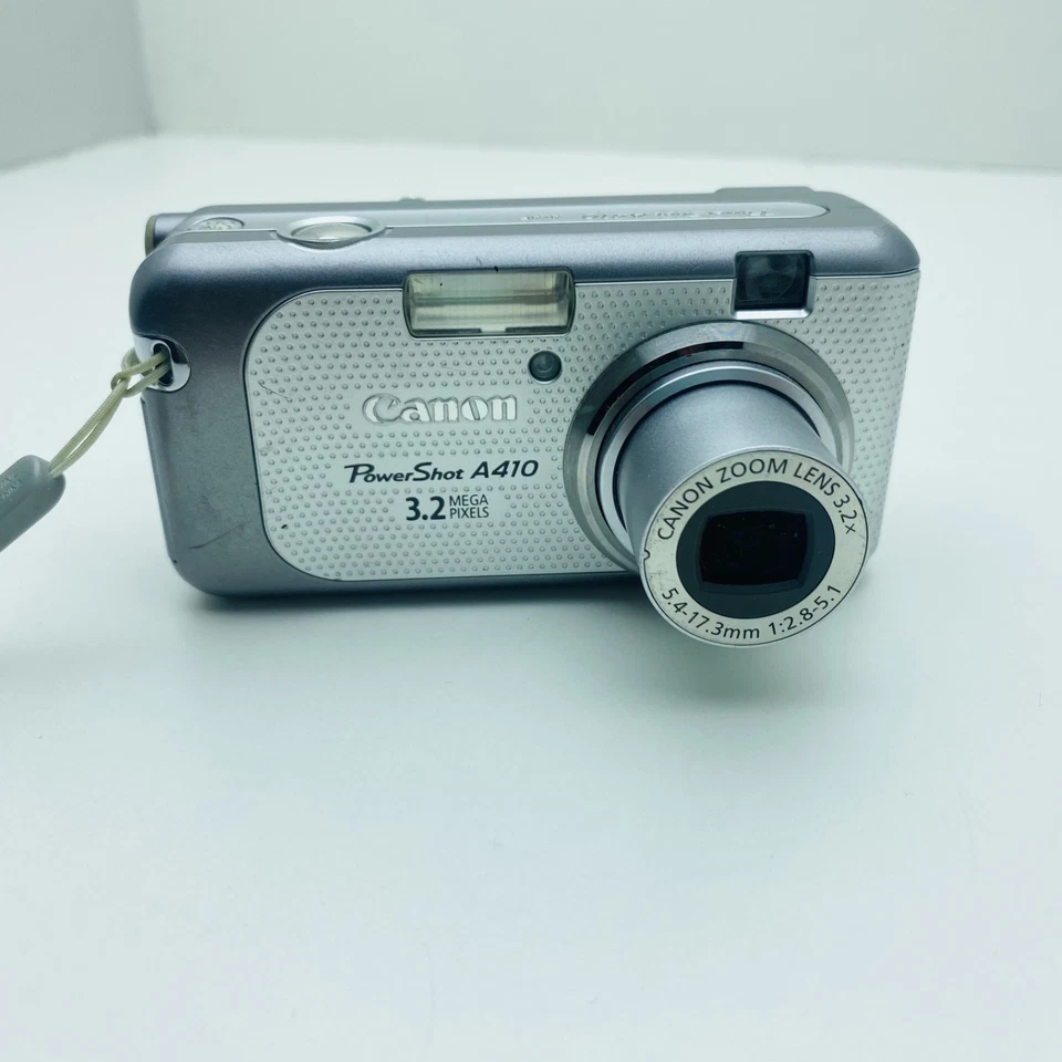 Canon Digital Camera PowerShot A410 3.2MP Silver Tested - Image 2 of 4