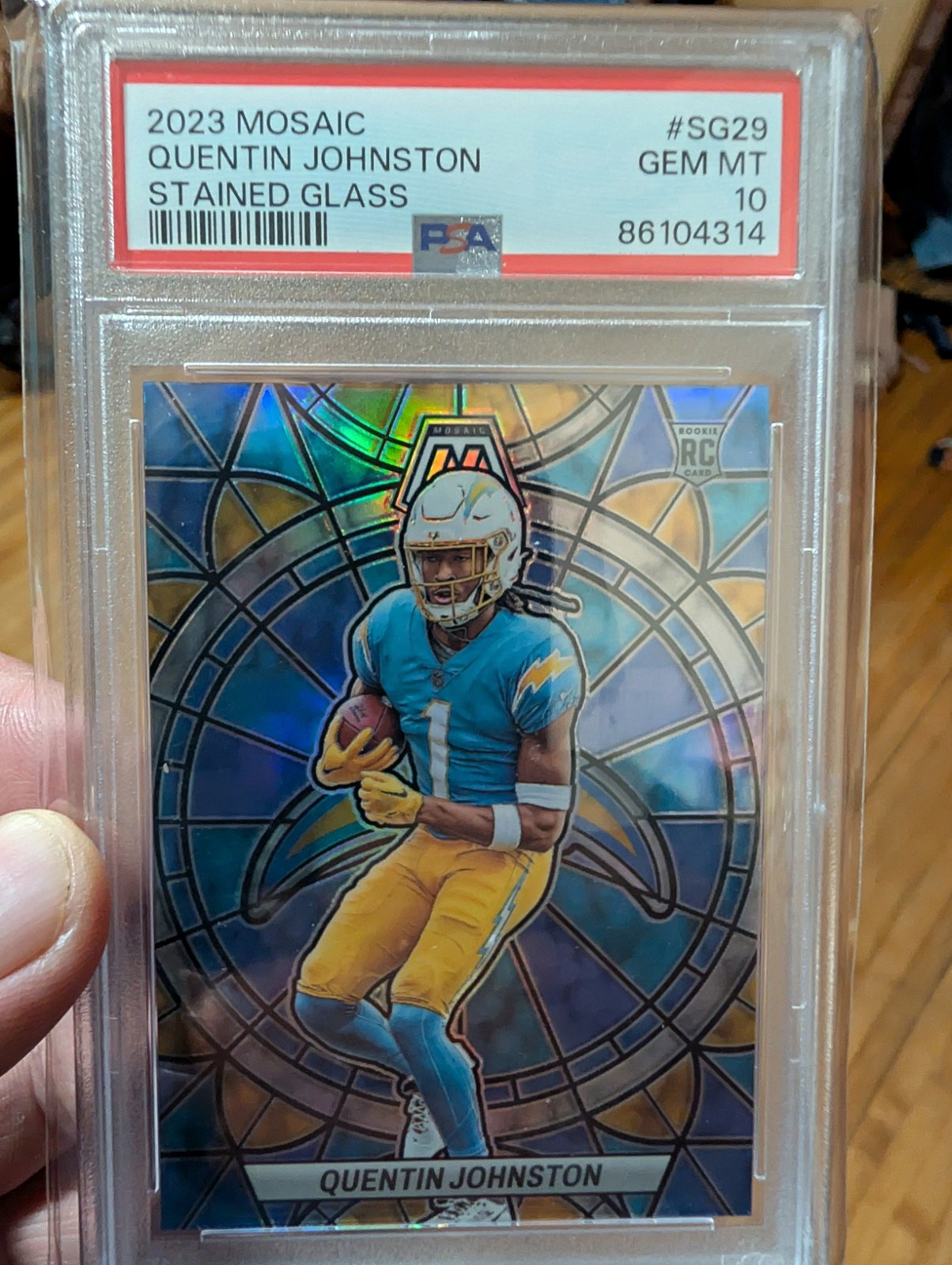 Quentin Johnston Panini Mosaic Stained Glass #SG29 Base