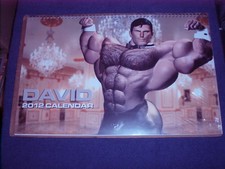 DAVID calendar 2012, extremely muscular bodybuilder, what bodybuilding can do
