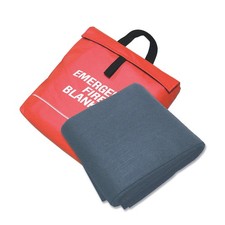 SELLSTROM S97453 Fire Blanket,5 ft W,6 ft L,Gray 5UPX6