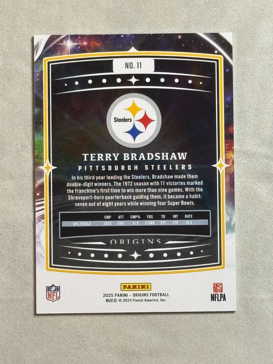 Terry-B様　Zingara　 『S.T.』 　 オリジナル　USA盤 2025 Panini Origins Gold Terry Bradshaw /10 #11 Steelers | eBay