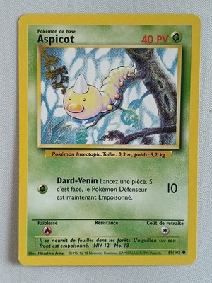 Pokemon Karte DEUTSCH Aspicot (BS 69) Base Set [GOOD] 19.07.2025G