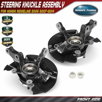 06〜19y ホンダ リッジライン　ホイールベアリング　ハブベアリング 2x Front Steering Knuckle & Hub Bearing Assembly for Honda