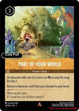 Part of Your World Lorcana TCG 1 - 30/204 Cold Foil