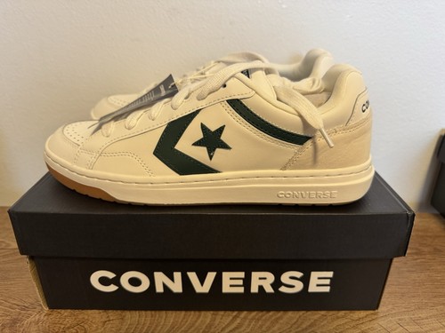 Scarpe Converse Pro Blaze Classic Ox Vintage Bianco/Verde Taglia 11 A12404C - Foto 1 di 9