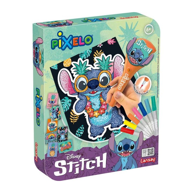 Pixelo Stitch Lansay jeu de dessin avec 8 illustrations de 6 ans à 10 ans