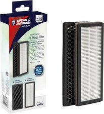 Spear & Jackson 38063 / Replacement Filter / 3 Stage Hepa Air Purifying Filter
