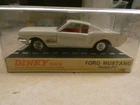 VINTAGE DINKY TOYS FORD MUSTANG FASTBACK 2+2  161 W/CASE