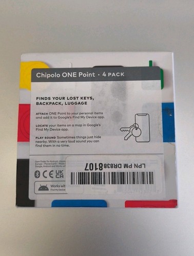 Chipolo ONE - 4 Pack - Bluetooth Tracker for ANYTHING! - iOS/App Free Shipping! - Zdjęcie 2 z 3