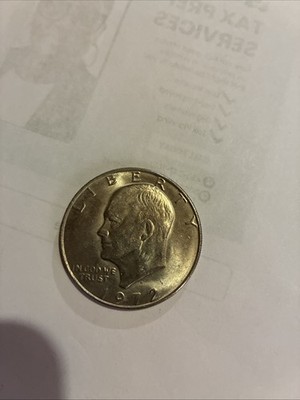 1972 D - One Dollar Liberty Flying Eagle Eisenhower Coin