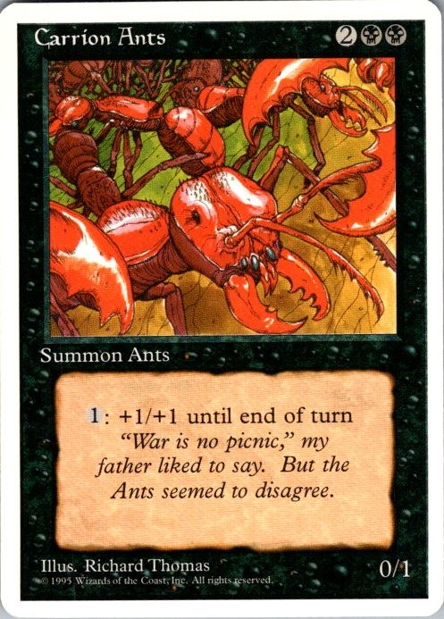 Carrion Ants Uncommon Fourth Edition Magic: The Gathering Near Mint