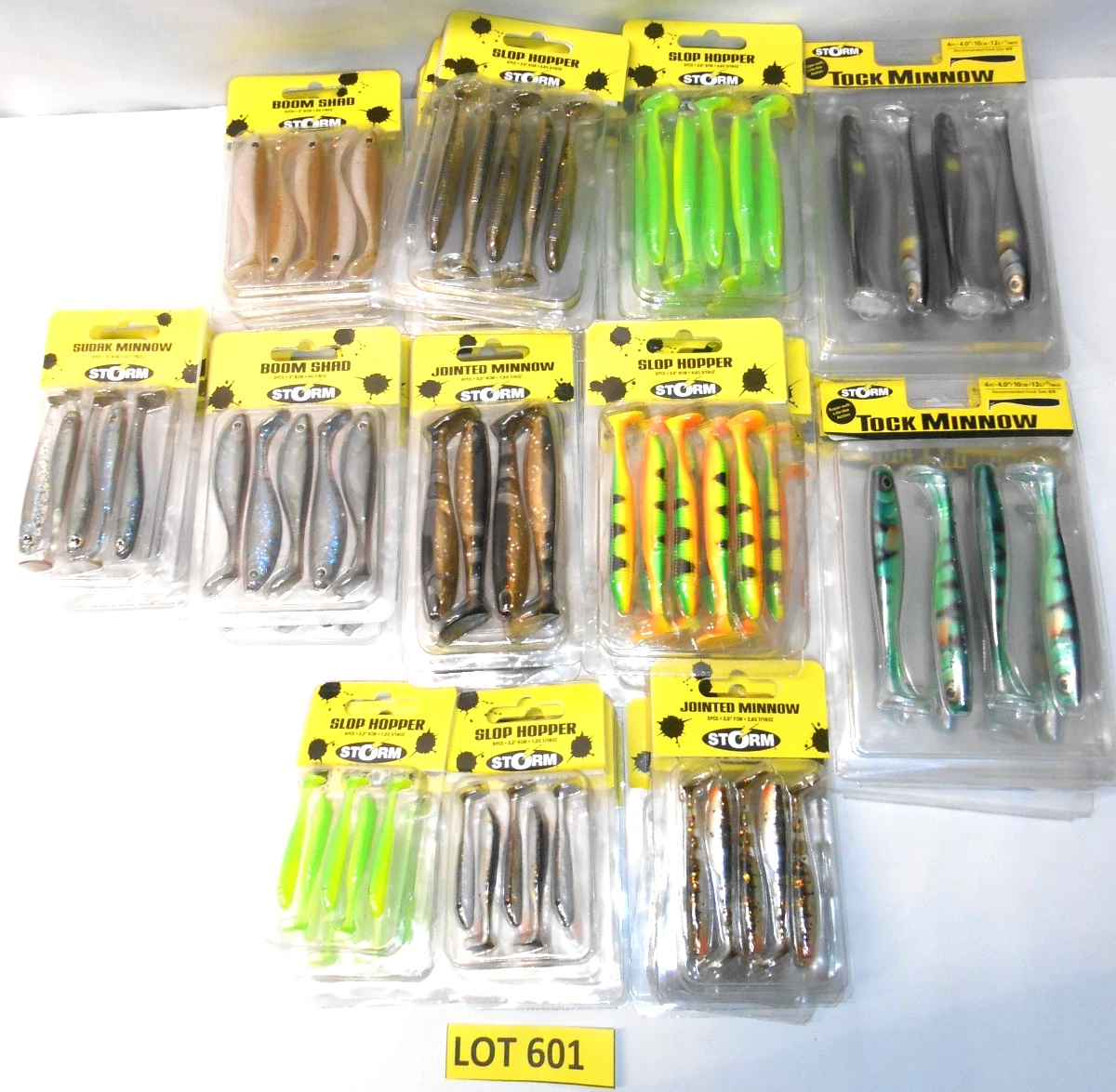 Lot De 60 Leurres Souples Pour Pêche - Neufs, Idéal Pour Black Bass