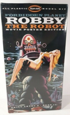 POLAR LIGHTS FORBIDDEN PLANET ROBBY & ALTAIRA RARE MODEL KIT FACTORY SEALED