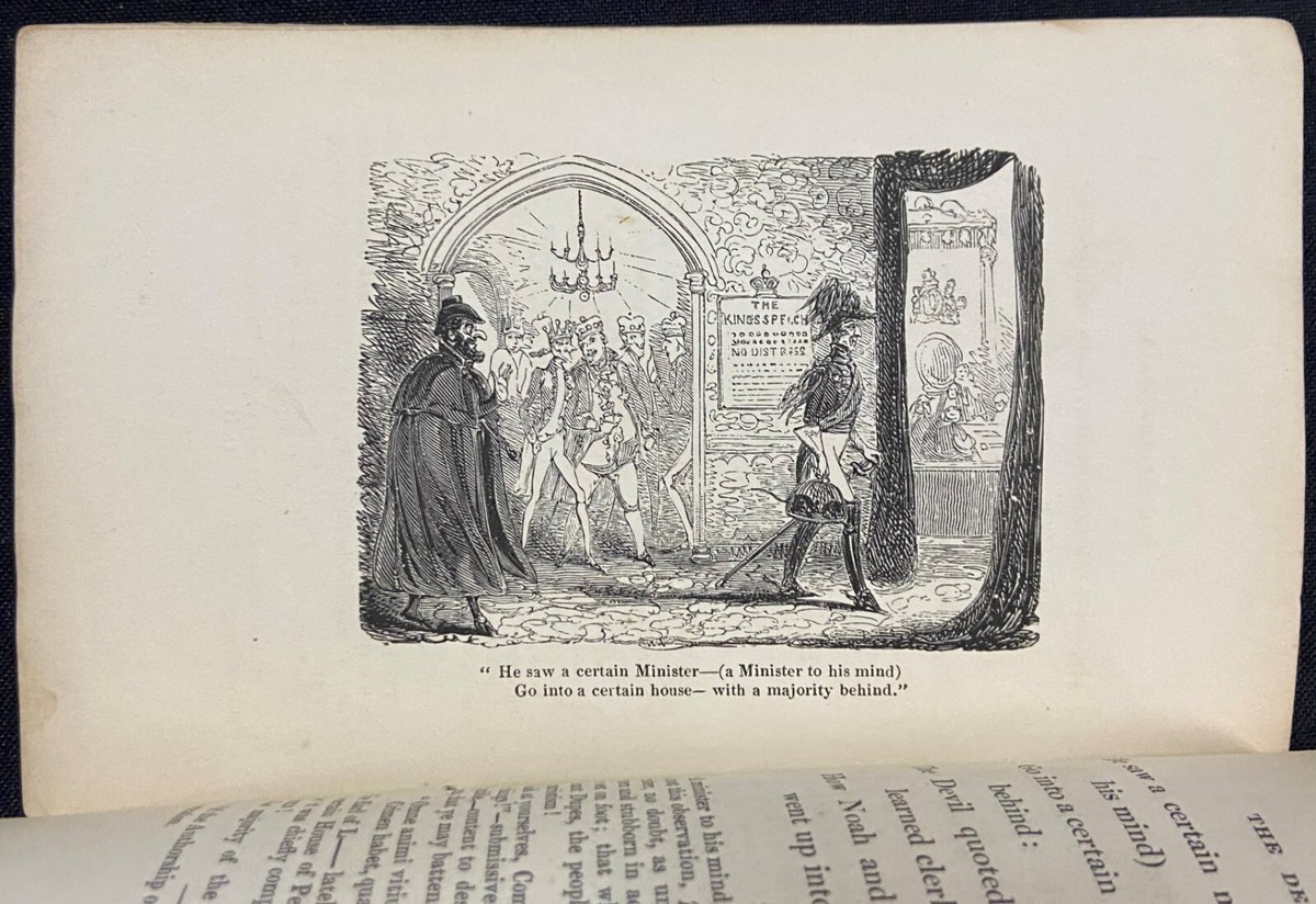 1830 THE DEVIL'S WALK Occult ROBERT CRUIKSHANK Poetry SAMUEL