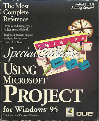 VERWENDUNG VON MICROSOFT PROJECT FÜR WINDOWS 95 - SPECIAL EDITION - BUCH - QUE