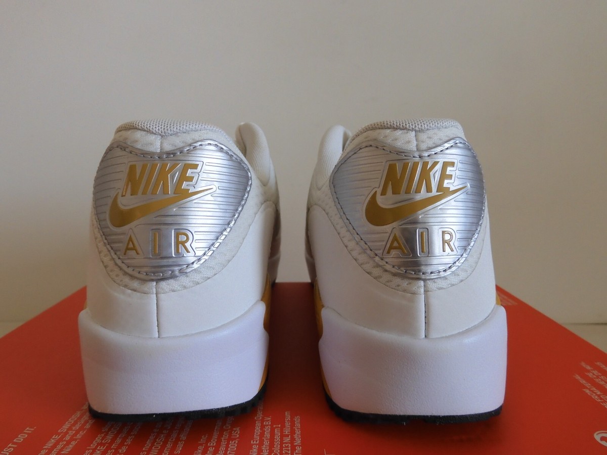 Nike Air Max 90 G Golf Nrg P22 Route 66 Tulsa White-Gold Sz 12