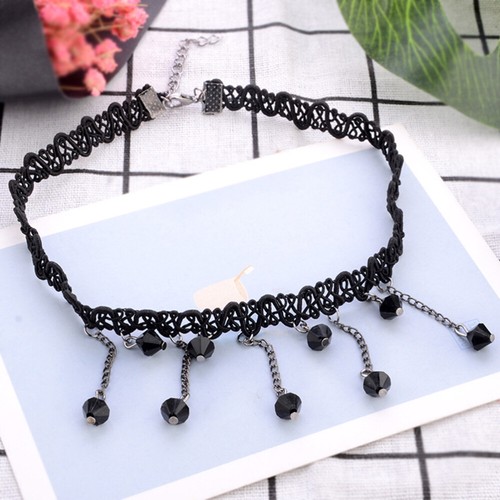 Decorative Neck Chain Vintage Choker Women Gothic Necklace Retro Style Choker - Picture 6 of 12