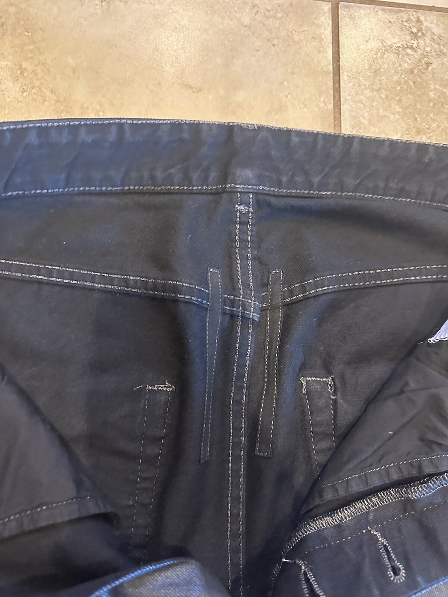 Rick Owens Drkshdw Raw Indigo Wax Denim Torrance Cut Size 30 Rick Owens Drkshdw Raw Indigo Wax Denim Torrance Cut Size 30