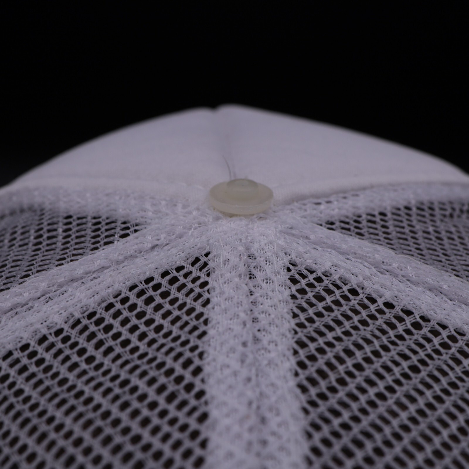 Bride Hat Cap Strap Back White Missing Top Button… - image 7