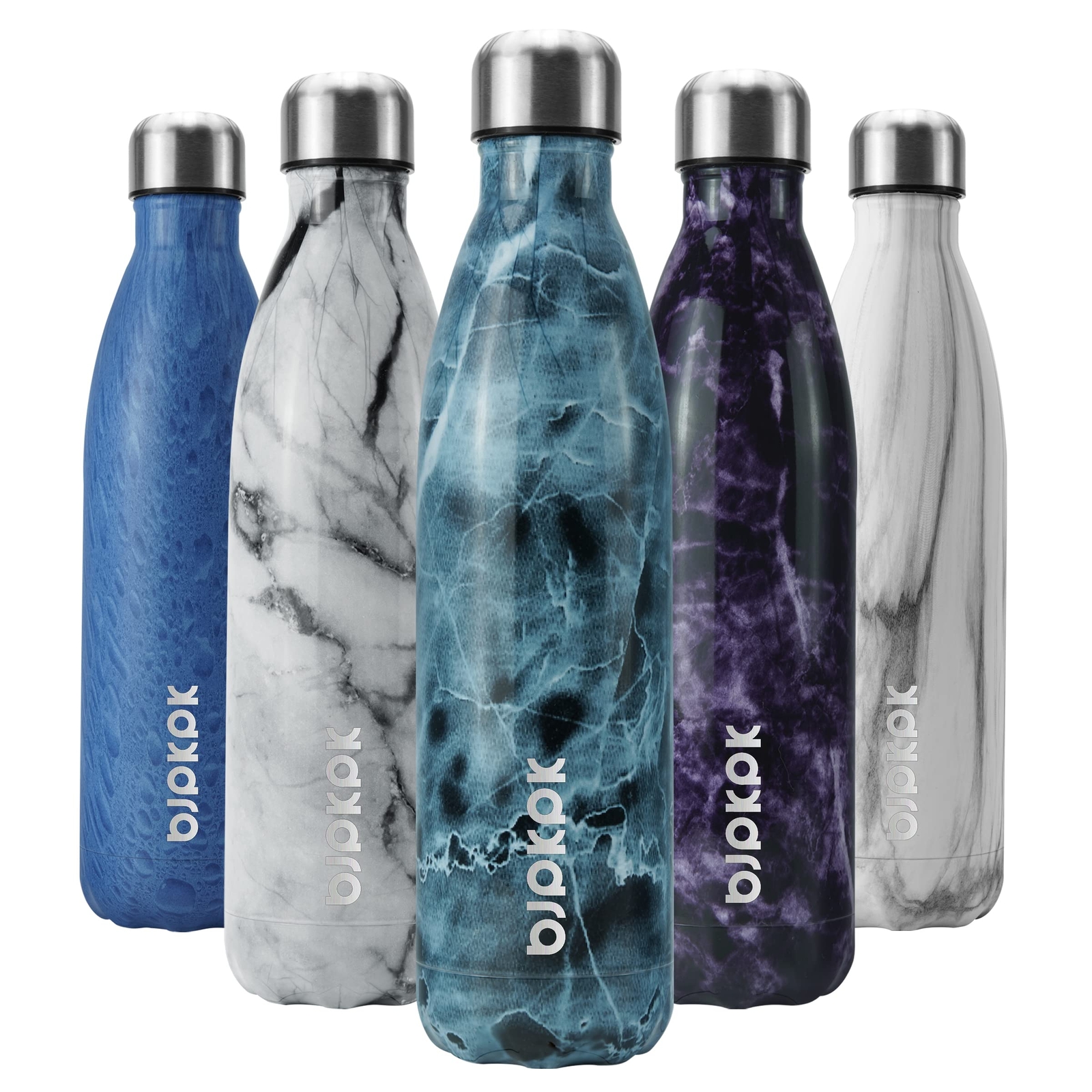 Stainless Steel Water Bottles -25oz/750ml -Insulated Water Bottles,Sports Wat...