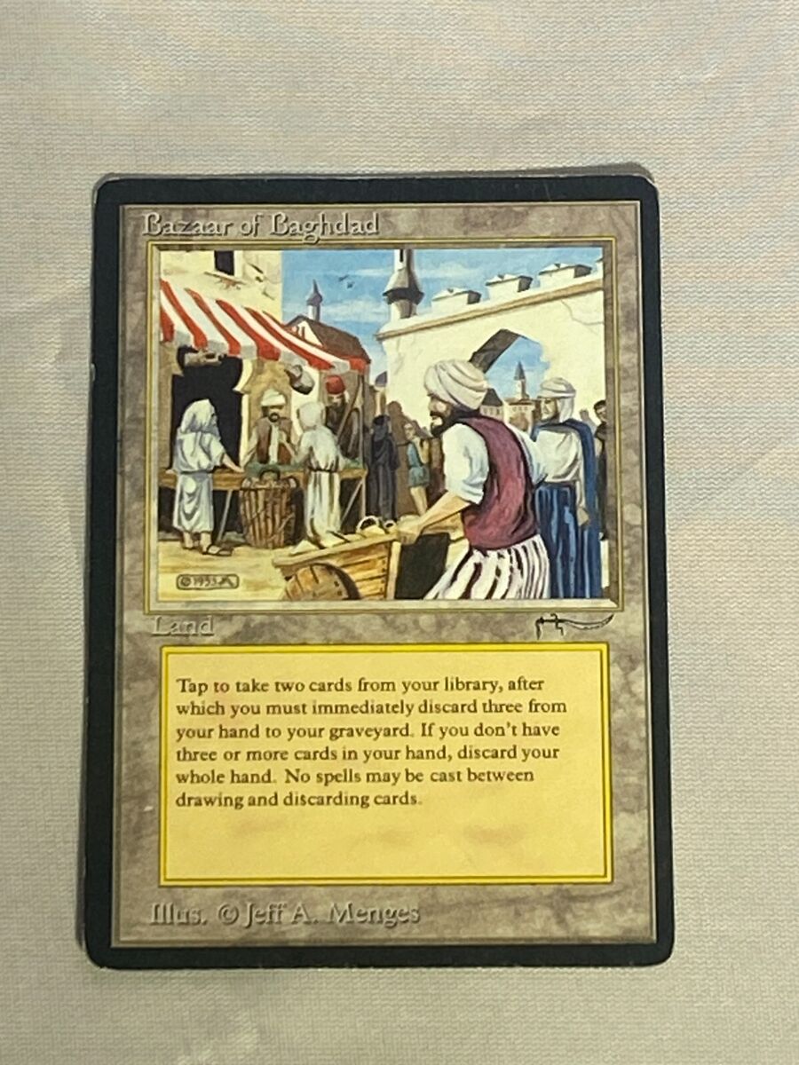 MTG Bazaar of Baghdad Arabian Nights Magic the Gathering | eBay MTG Bazaar of Baghdad Arabian Nights Magic the Gathering | eBay