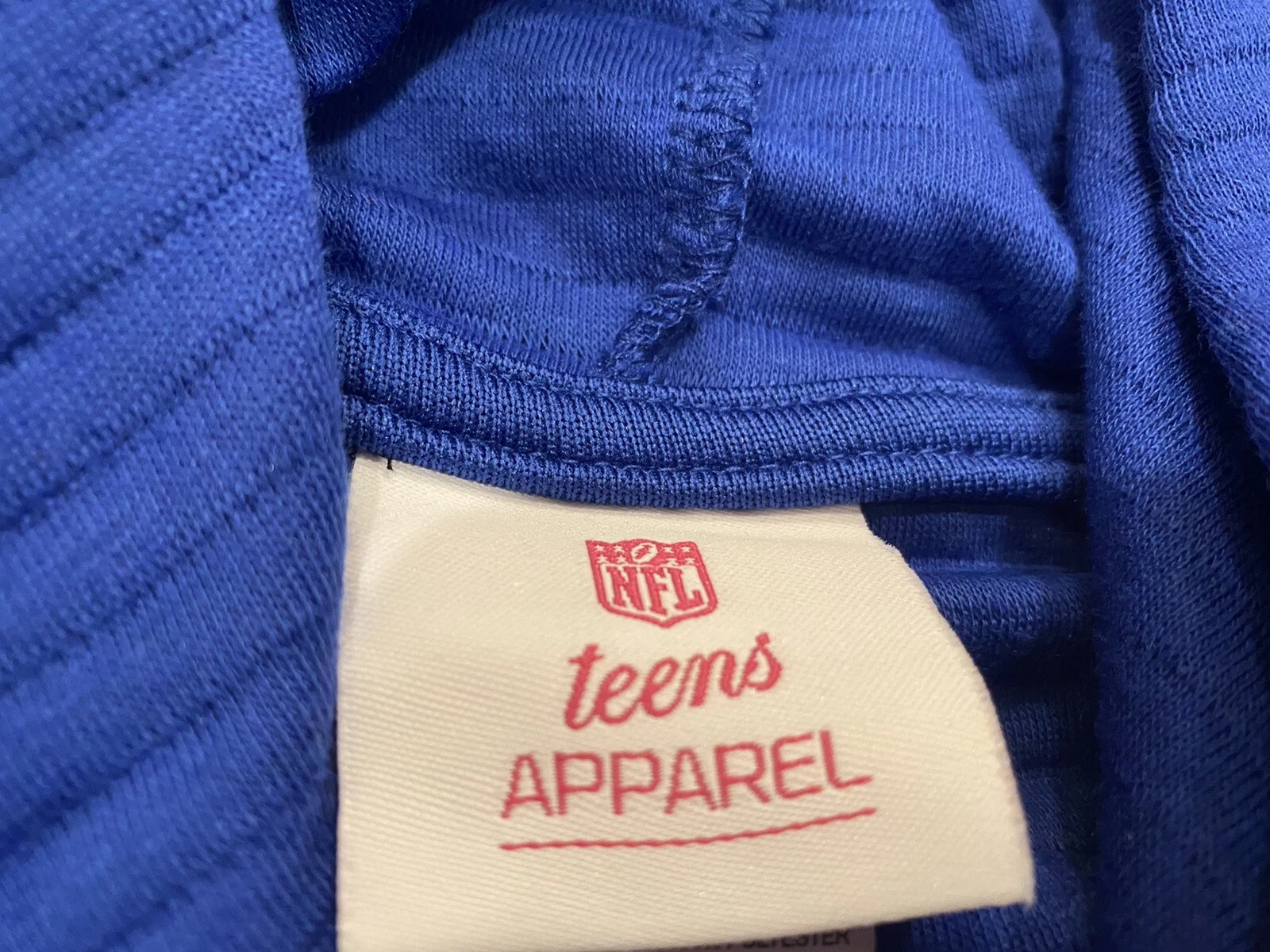 VETEMENTS New York Giants NFL Teen Jr Girl Corded Poly Hoodie ~ New with Tags