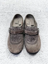 Women's Merrell Encore Side Step Brown Mary Jane Slip On Clogs Size 6