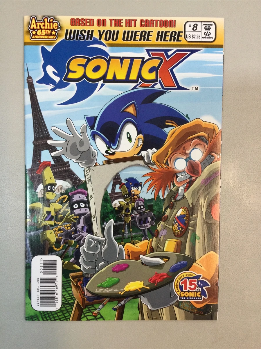 Sonic X 8 The Hedgehog Archie Comics 2006 (SN01)