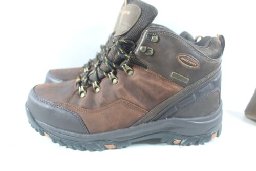 Skechers Men's Relaxed Fit Relment Pelmo Lace Up Waterproof Hiking Boot 