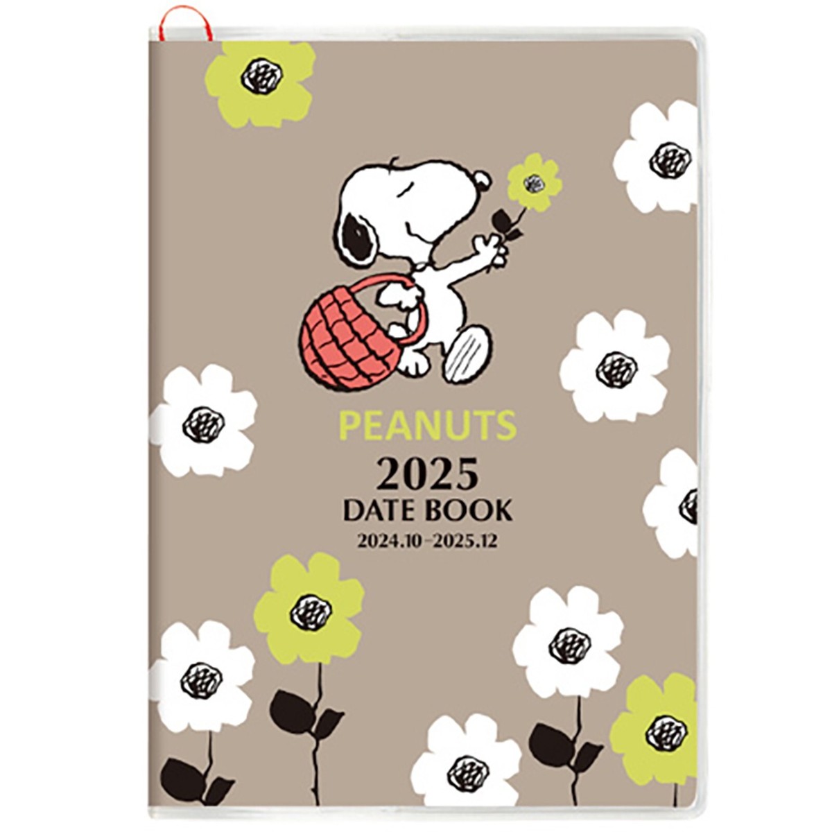 Peanuts Snoopy 2025 A6 Monthly Planner Schedule Book Diary 18PD-1G 