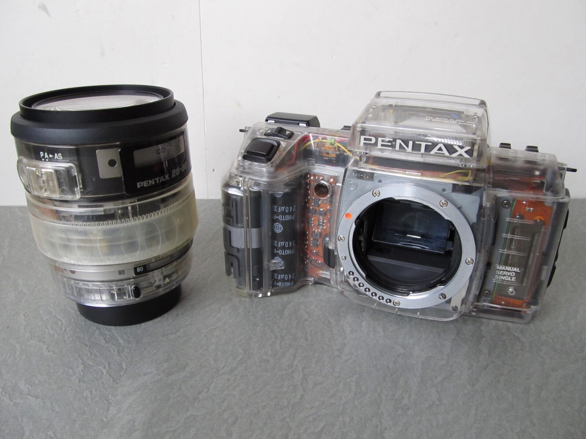 Pentax Skeleton Transparent SF1, PZ1 & 105 Super 35mm Camera Pentax Skeleton Transparent SF1, PZ1 & 105 Super 35mm Camera