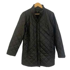 Eileen Fisher Black Quilted Coat Size 2x