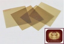 Glimmer Mica  Kaminscheibe Ofenglas für Antike Öfen 12 x 12 cm klare Qualität