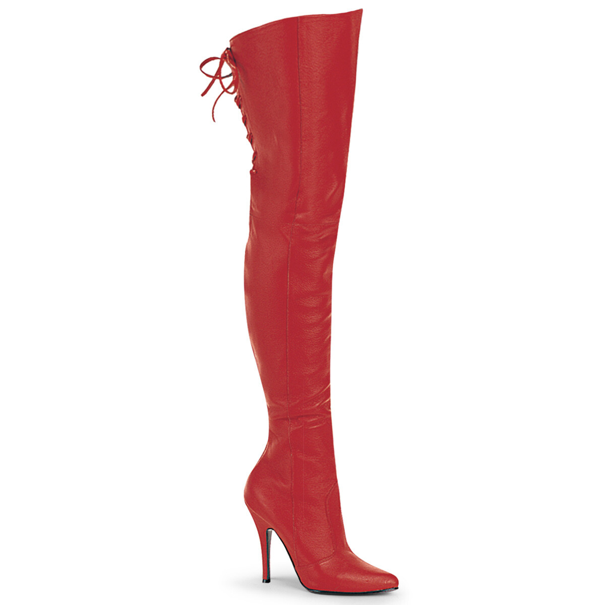 LEGEND-8899 elegante Pleaser Damen High-Heels Overkneestiefel rot