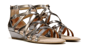 pewter gladiator sandals