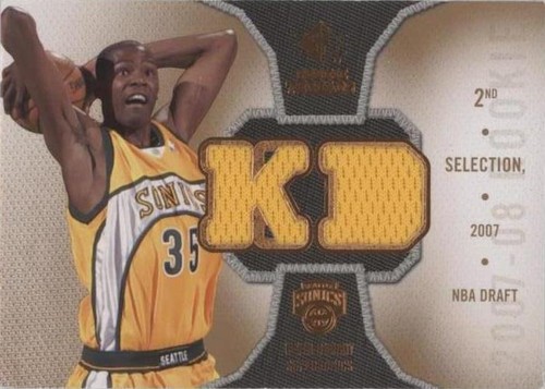 KEVIN DURANT 2007-08 TOPPS - ROOKIE RC CARD BLACK BORDER #112 | eBay