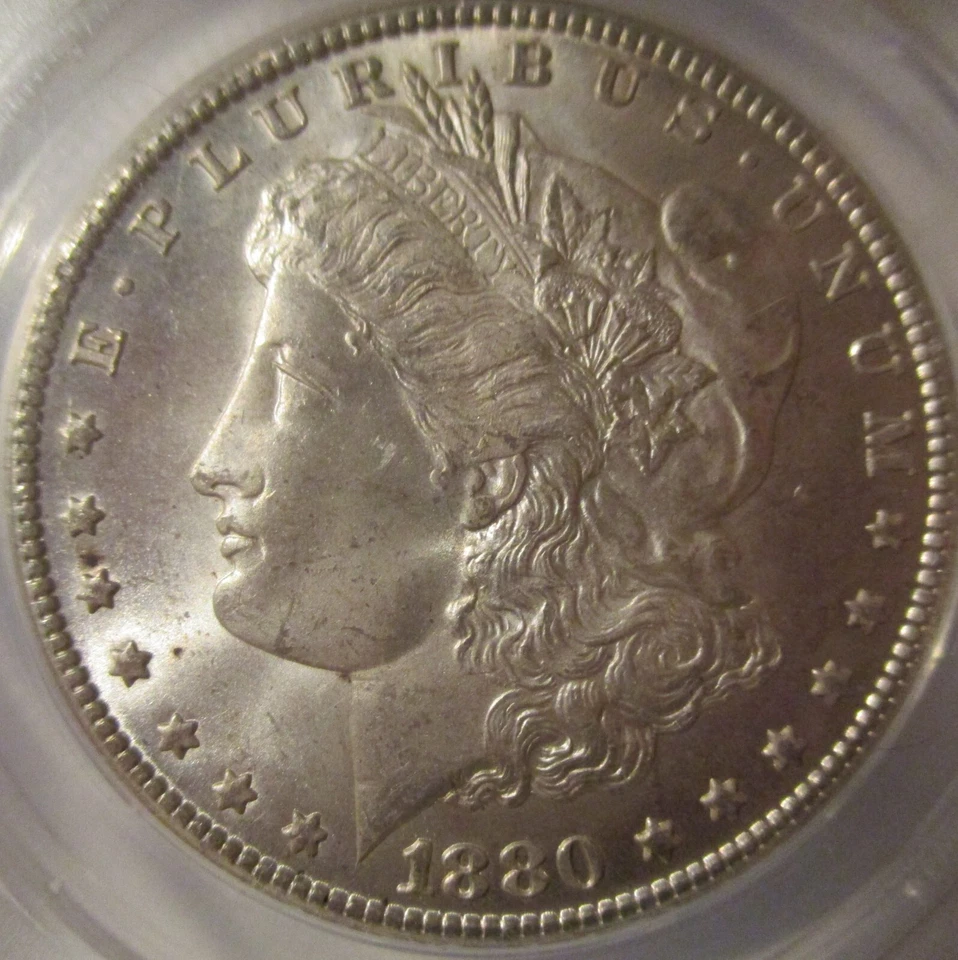 1880-CC MORGAN SILVER DOLLAR ANACS MS65 VAM-8 - Image 2 of 4